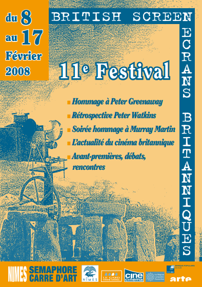 Affiche Festival Ecrans Britanniques 2008